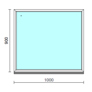 Fix ablak.  100x 90 cm (Rendelhető méretek: szélesség 95-104 cm, magasság 85-94 cm.)  New Balance 85 profilból