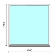 Fix ablak.  100x100 cm (Rendelhető méretek: szélesség 95-104 cm, magasság 95-104 cm.)  New Balance 85 profilból