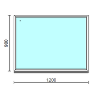 Fix ablak.  120x 90 cm (Rendelhető méretek: szélesség 115-124 cm, magasság 85-94 cm.)  New Balance 85 profilból