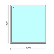 Fix ablak.  130x140 cm (Rendelhető méretek: szélesség 125-134 cm, magasság 135-144 cm.)  New Balance 85 profilból