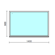 Fix ablak.  140x 90 cm (Rendelhető méretek: szélesség 135-144 cm, magasság 85-94 cm.)   Optima 76 profilból