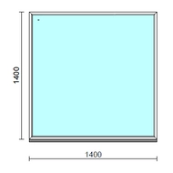 Fix ablak.  140x140 cm (Rendelhető méretek: szélesség 135-144 cm, magasság 135-144 cm.)  New Balance 85 profilból