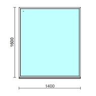 Fix ablak.  140x160 cm (Rendelhető méretek: szélesség 135-144 cm, magasság 155-164 cm.)  New Balance 85 profilból