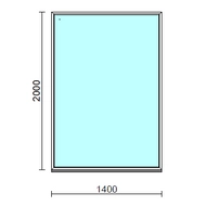 Fix ablak.  140x200 cm (Rendelhető méretek: szélesség 135-144 cm, magasság 195-204 cm.)  New Balance 85 profilból