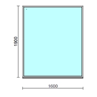 Fix ablak.  160x190 cm (Rendelhető méretek: szélesség 155-164 cm, magasság 185-194 cm.)  New Balance 85 profilból