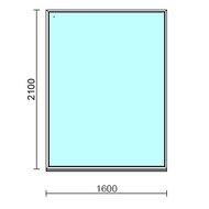 Fix ablak.  160x210 cm (Rendelhető méretek: szélesség 155-164 cm, magasság 205-214 cm.)  New Balance 85 profilból