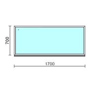 Fix ablak.  170x 70 cm (Rendelhető méretek: szélesség 165-174 cm, magasság 65-74 cm.)  New Balance 85 profilból