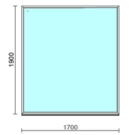 Fix ablak.  170x190 cm (Rendelhető méretek: szélesség 165-174 cm, magasság 185-194 cm.)  New Balance 85 profilból