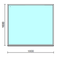 Fix ablak.  180x160 cm (Rendelhető méretek: szélesség 175-184 cm, magasság 155-164 cm.)  New Balance 85 profilból