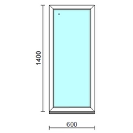 Fix ablak.   60x140 cm (Rendelhető méretek: szélesség 55-64 cm, magasság 135-144 cm.)  New Balance 85 profilból