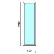 Fix ablak.   60x210 cm (Rendelhető méretek: szélesség 55-64 cm, magasság 205-214 cm.)  New Balance 85 profilból