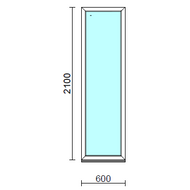 Fix ablak.   60x210 cm (Rendelhető méretek: szélesség 55-64 cm, magasság 205-214 cm.)  New Balance 85 profilból