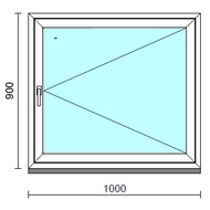 Nyíló ablak.  100x 90 cm (Rendelhető méretek: szélesség 95-104 cm, magasság 85- 94 cm.)  New Balance 85 profilból