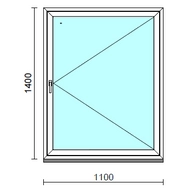 Nyíló ablak.  110x140 cm (Rendelhető méretek: szélesség 105-114 cm, magasság 135-144 cm.)  New Balance 85 profilból