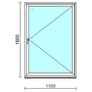 Nyíló ablak.  110x160 cm (Rendelhető méretek: szélesség 105-114 cm, magasság 155-164 cm.)  New Balance 85 profilból