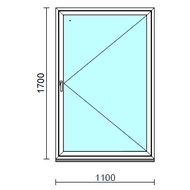 Nyíló ablak.  110x170 cm (Rendelhető méretek: szélesség 105-114 cm, magasság 165-174 cm.)  New Balance 85 profilból