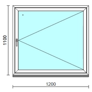 Nyíló ablak.  120x110 cm (Rendelhető méretek: szélesség 115-124 cm, magasság 105-114 cm.)  New Balance 85 profilból