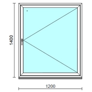 Nyíló ablak.  120x140 cm (Rendelhető méretek: szélesség 115-124 cm, magasság 135-144 cm.)  New Balance 85 profilból