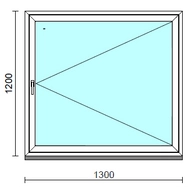 Nyíló ablak.  130x120 cm (Rendelhető méretek: szélesség 125-134 cm, magasság 115-124 cm.)  New Balance 85 profilból