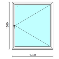 Nyíló ablak.  130x150 cm (Rendelhető méretek: szélesség 125-134 cm, magasság 145-154 cm.)  New Balance 85 profilból