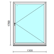 Nyíló ablak.  130x170 cm (Rendelhető méretek: szélesség 125-130 cm, magasság 165-170 cm.)  New Balance 85 profilból