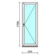 Nyíló ablak.   60x170 cm (Rendelhető méretek: szélesség 55- 64 cm, magasság 165-174 cm.)  New Balance 85 profilból