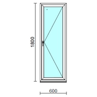 Nyíló ablak.   60x180 cm (Rendelhető méretek: szélesség 55- 64 cm, magasság 175-180 cm.)  New Balance 85 profilból