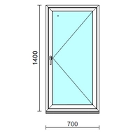 Nyíló ablak.   70x140 cm (Rendelhető méretek: szélesség 65- 74 cm, magasság 135-144 cm.)  New Balance 85 profilból