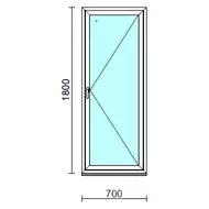 Nyíló ablak.   70x180 cm (Rendelhető méretek: szélesség 65- 74 cm, magasság 175-180 cm.)  New Balance 85 profilból