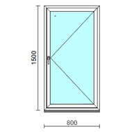 Nyíló ablak.   80x150 cm (Rendelhető méretek: szélesség 75- 84 cm, magasság 145-154 cm.)  New Balance 85 profilból