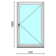 Nyíló ablak.   90x150 cm (Rendelhető méretek: szélesség 85- 94 cm, magasság 145-154 cm.)  New Balance 85 profilból