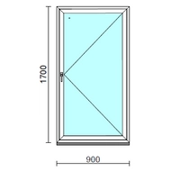 Nyíló ablak.   90x170 cm (Rendelhető méretek: szélesség 85- 94 cm, magasság 165-174 cm.) Deluxe A85 profilból