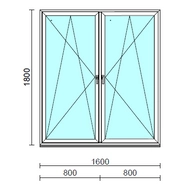 TO Bny-Bny ablak.  160x180 cm (Rendelhető méretek: szélesség 155-164 cm, magasság 175-184 cm.)  New Balance 85 profilból