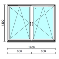 TO Bny-Bny ablak.  170x130 cm (Rendelhető méretek: szélesség 165-174 cm, magasság 125-134 cm.)  New Balance 85 profilból