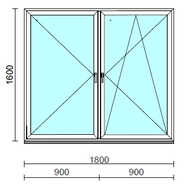 TO Ny-Bny ablak.  180x160 cm (Rendelhető méretek: szélesség 175-180 cm, magasság 155-164 cm.)  New Balance 85 profilból