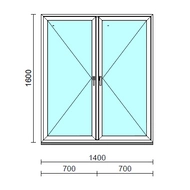 TO Ny-Ny ablak.  140x160 cm (Rendelhető méretek: szélesség 135-144 cm, magasság 155-164 cm.)  New Balance 85 profilból