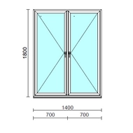 TO Ny-Ny ablak.  140x180 cm (Rendelhető méretek: szélesség 135-144 cm, magasság 175-184 cm.)  New Balance 85 profilból