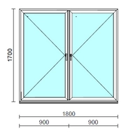 TO Ny-Ny ablak.  180x170 cm (Rendelhető méretek: szélesség 175-180 cm, magasság 165-174 cm.)  New Balance 85 profilból