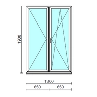 VSZ Ny-Bny ablak.  130x190 cm (Rendelhető méretek: szélesség 125-134 cm, magasság 185-190 cm.)  New Balance 85 profilból