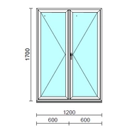 VSZ Ny-Ny ablak.  120x170 cm (Rendelhető méretek: szélesség 120-124 cm, magasság 165-174 cm.)  New Balance 85 profilból