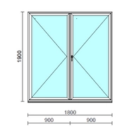 VSZ Ny-Ny ablak.  180x190 cm (Rendelhető méretek: szélesség 175-180 cm, magasság 185-190 cm.)  New Balance 85 profilból