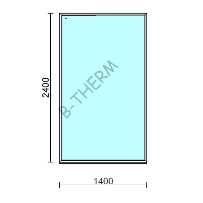 Kép 1/2 - Fix ablak  140x240 cm  New Balance 85 profilból