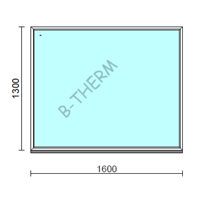 Kép 1/2 - Fix ablak.  160x130 cm (Rendelhető méretek: szélesség 155-164 cm, magasság 125-134 cm.)  New Balance 85 profilból
