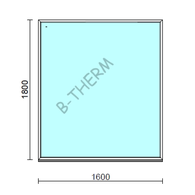 Kép 1/2 - Fix ablak.  160x180 cm (Rendelhető méretek: szélesség 155-164 cm, magasság 175-184 cm.)  New Balance 85 profilból