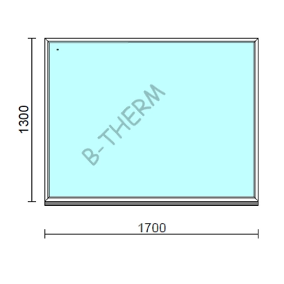 Kép 1/2 - Fix ablak.  170x130 cm (Rendelhető méretek: szélesség 165-174 cm, magasság 125-134 cm.)  New Balance 85 profilból