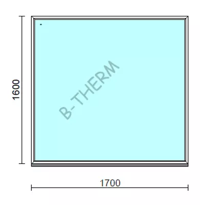 Kép 1/2 - Fix ablak.  170x160 cm (Rendelhető méretek: szélesség 165-174 cm, magasság 155-164 cm.)  New Balance 85 profilból
