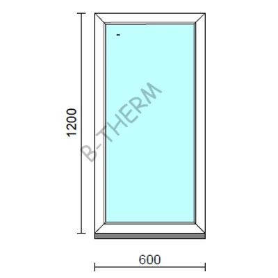 Kép 1/2 - Fix ablak   60x120 cm  New Balance 85 profilból