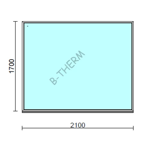 Fix ablak  210x170 cm Deluxe A85 profilból