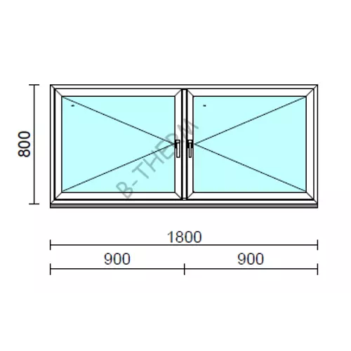TO Ny-Ny ablak.  180x 80 cm (Rendelhető méretek: szélesség 175-180 cm, magasság 80-84 cm.)  New Balance 85 profilból