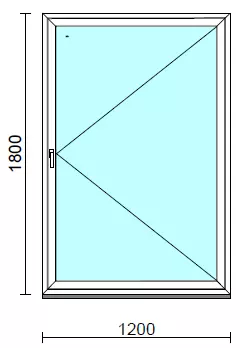 Nyíló ablak.  120x180 cm (Rendelhető méretek: szélesség 115-120 cm, magasság 175-180 cm.)  New Balance 85 profilból